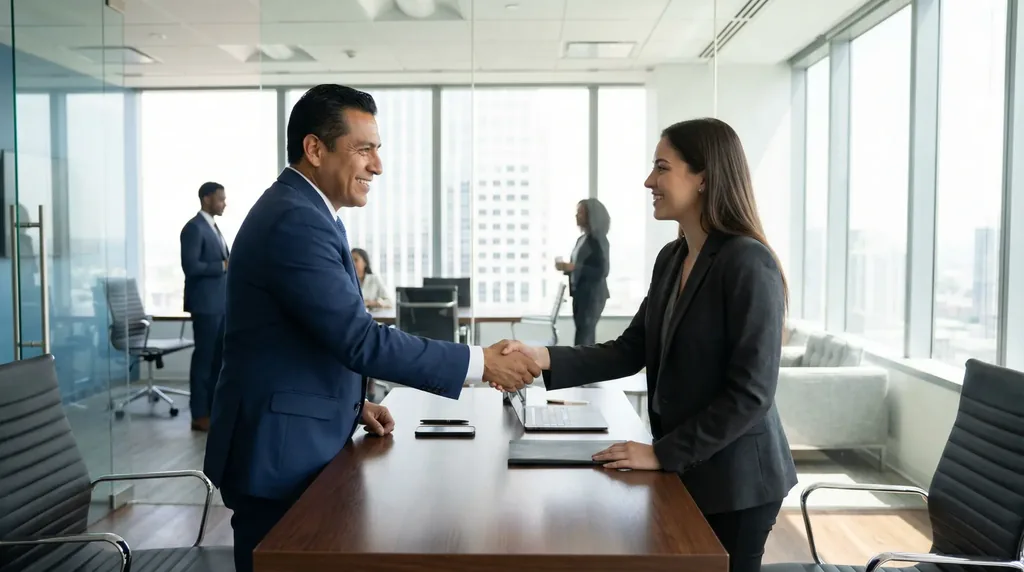Profesionales en reunión de negocios